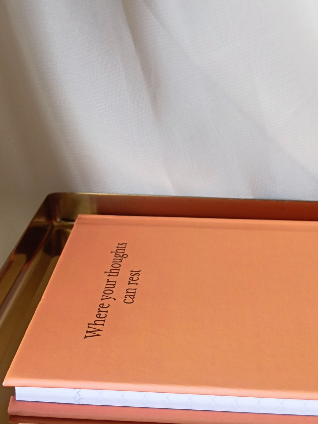 A Quiet Moment for your thoughts Journal | Minimal Line Art Face Hardcover