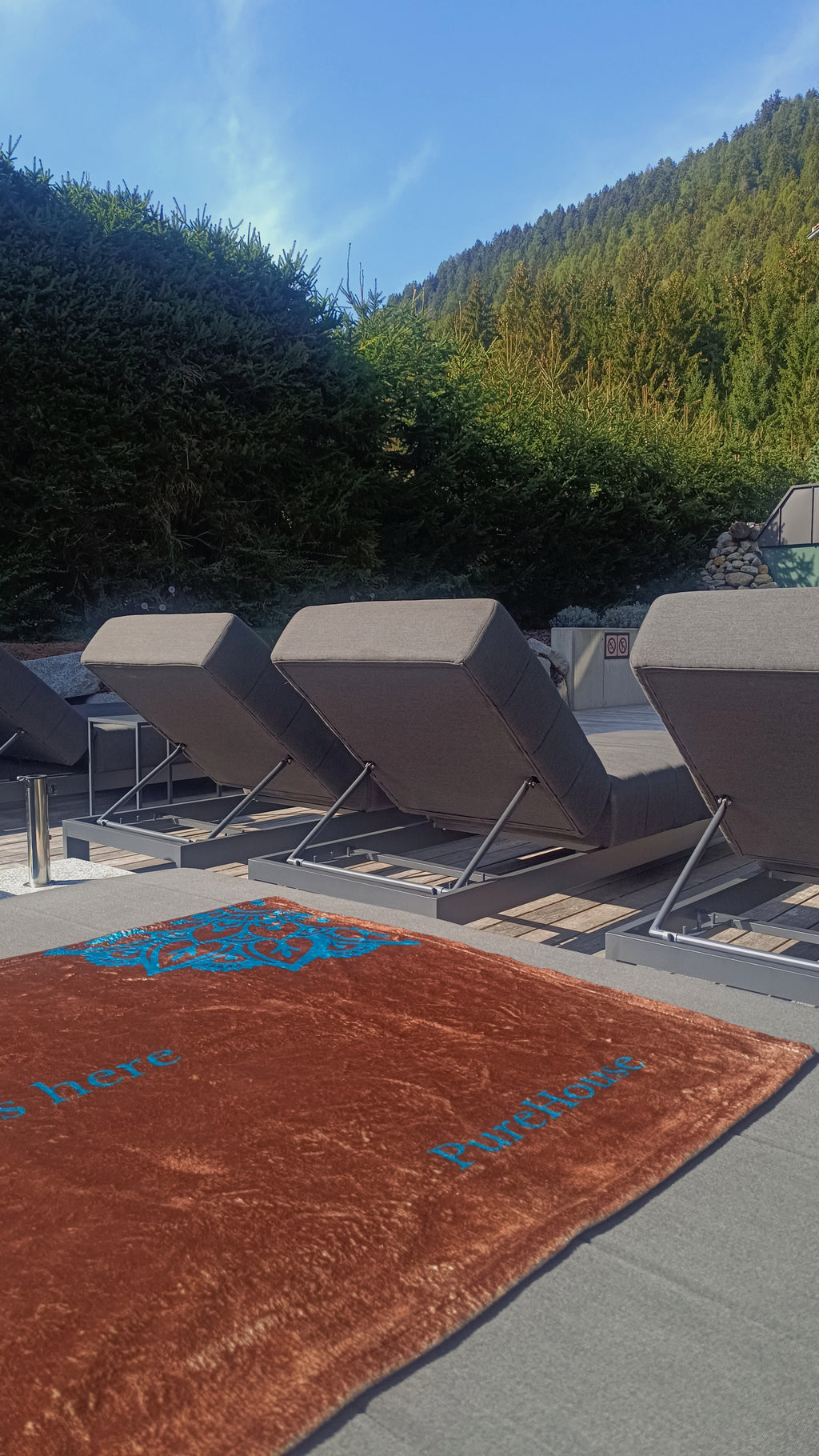 A Quiet Moment Begins here | Poolside Towel