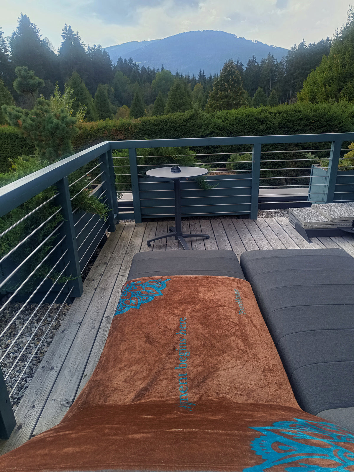 A Quiet Moment Begins here | Poolside Towel