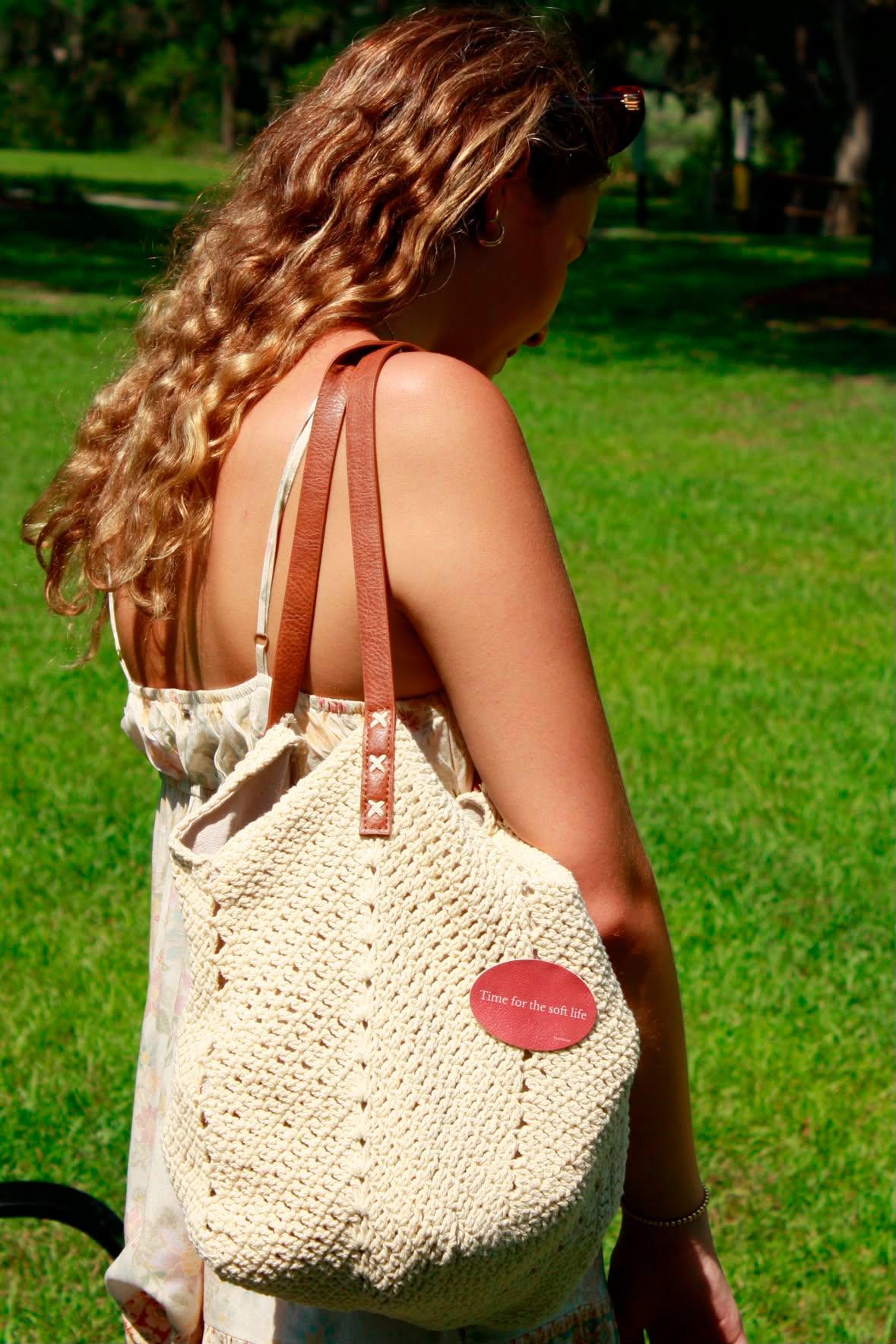 "Carry the Calm" | Woven Straw Shoulder Bag