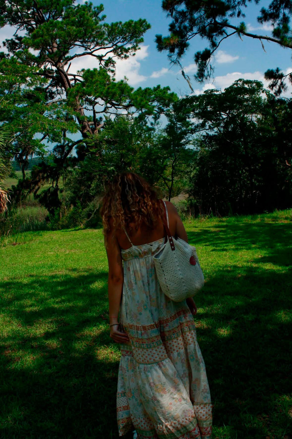 "Carry the Calm" | Woven Straw Shoulder Bag
