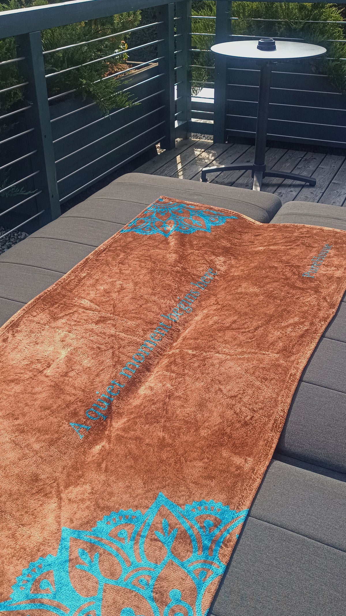 A Quiet Moment Begins here | Poolside Towel